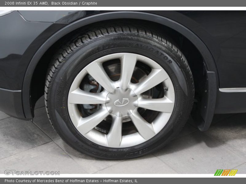 Black Obsidian / Graphite 2008 Infiniti EX 35 AWD