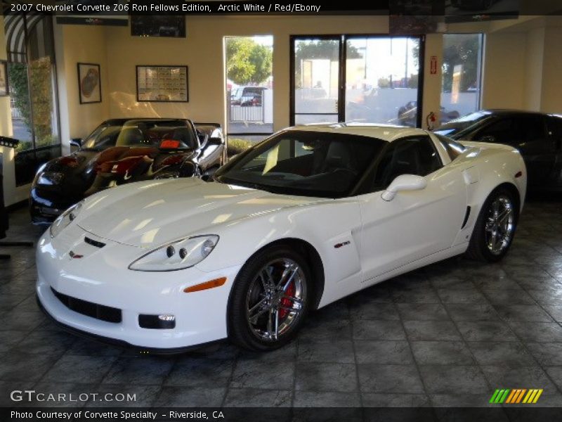 Arctic White / Red/Ebony 2007 Chevrolet Corvette Z06 Ron Fellows Edition