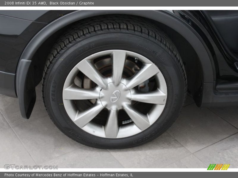 Black Obsidian / Graphite 2008 Infiniti EX 35 AWD