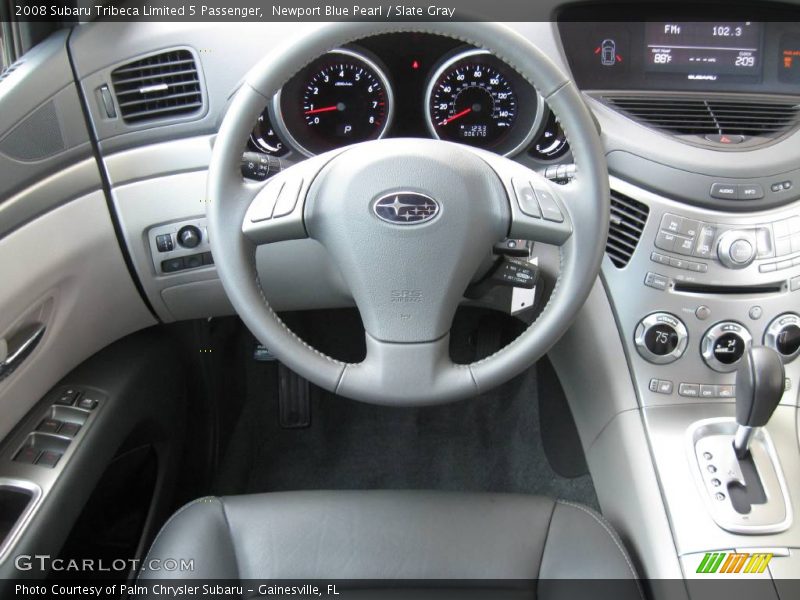 Newport Blue Pearl / Slate Gray 2008 Subaru Tribeca Limited 5 Passenger