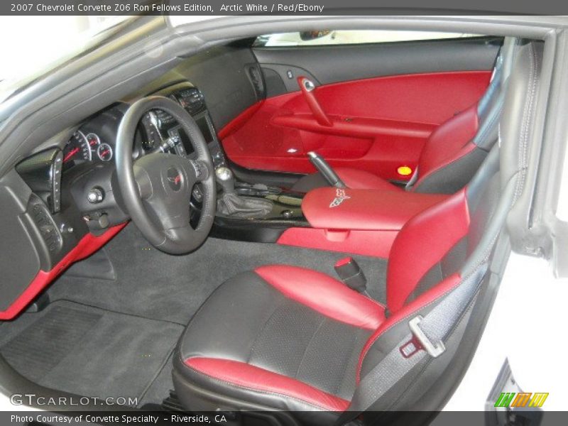  2007 Corvette Z06 Ron Fellows Edition Red/Ebony Interior