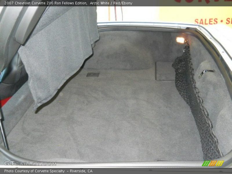  2007 Corvette Z06 Ron Fellows Edition Trunk