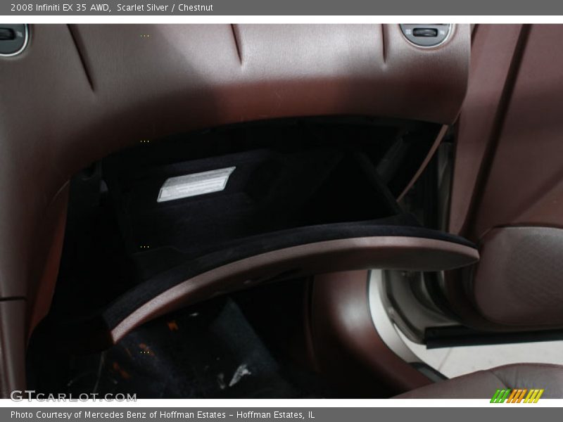 Scarlet Silver / Chestnut 2008 Infiniti EX 35 AWD