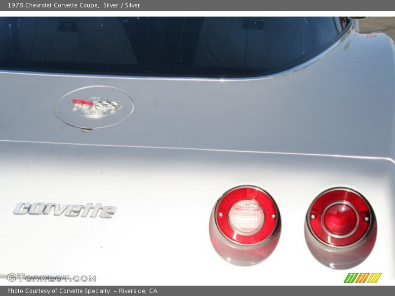 Silver / Silver 1978 Chevrolet Corvette Coupe