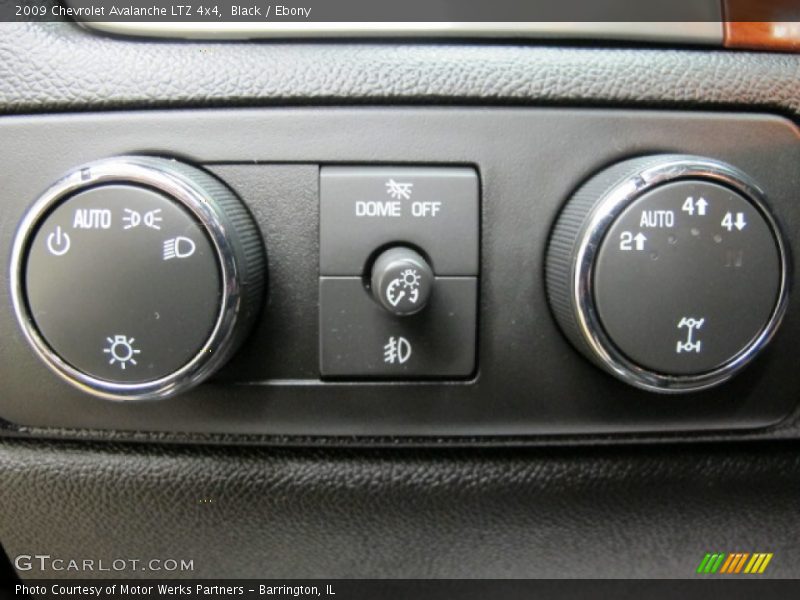 Controls of 2009 Avalanche LTZ 4x4