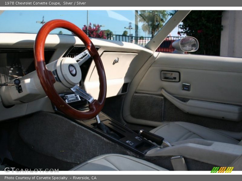  1978 Corvette Coupe Silver Interior