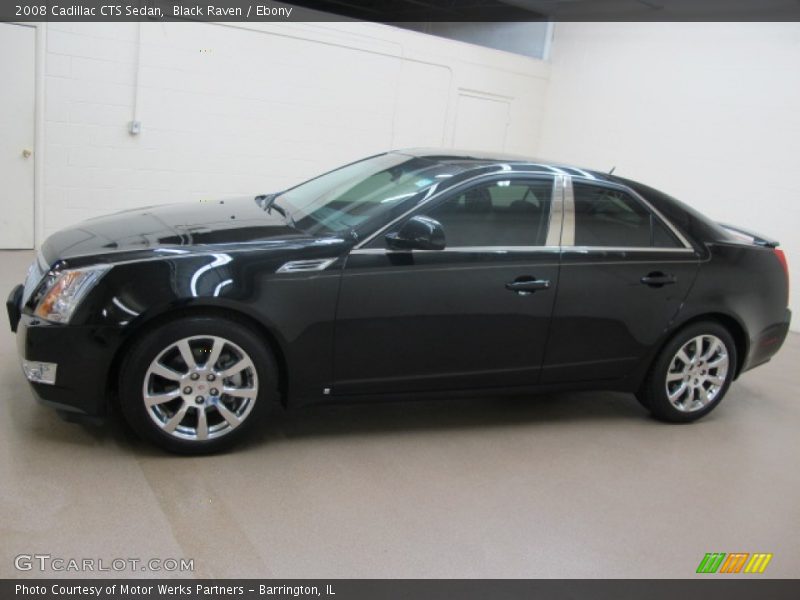 Black Raven / Ebony 2008 Cadillac CTS Sedan