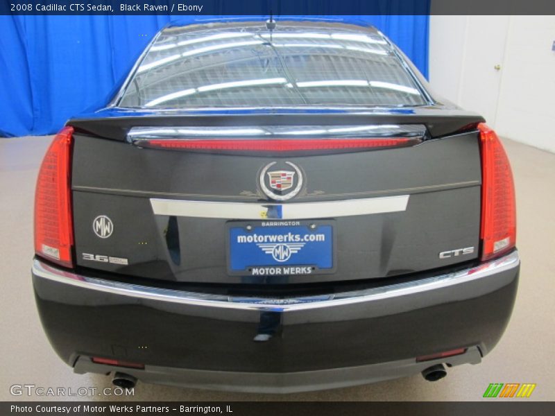 Black Raven / Ebony 2008 Cadillac CTS Sedan