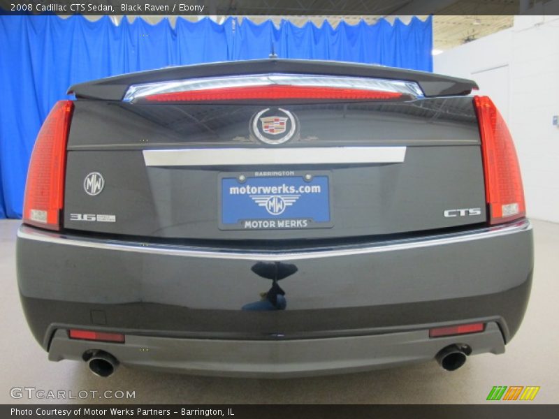 Black Raven / Ebony 2008 Cadillac CTS Sedan