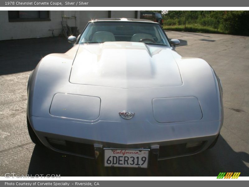 Silver / Silver 1978 Chevrolet Corvette Coupe