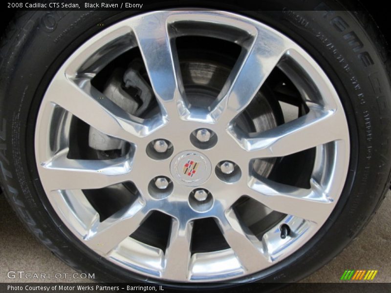 Black Raven / Ebony 2008 Cadillac CTS Sedan