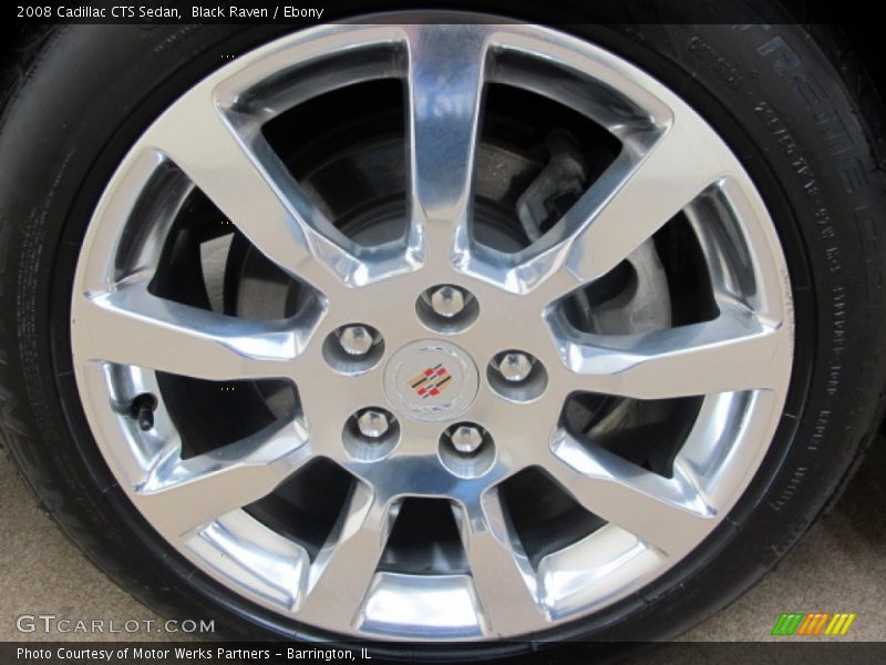 Black Raven / Ebony 2008 Cadillac CTS Sedan