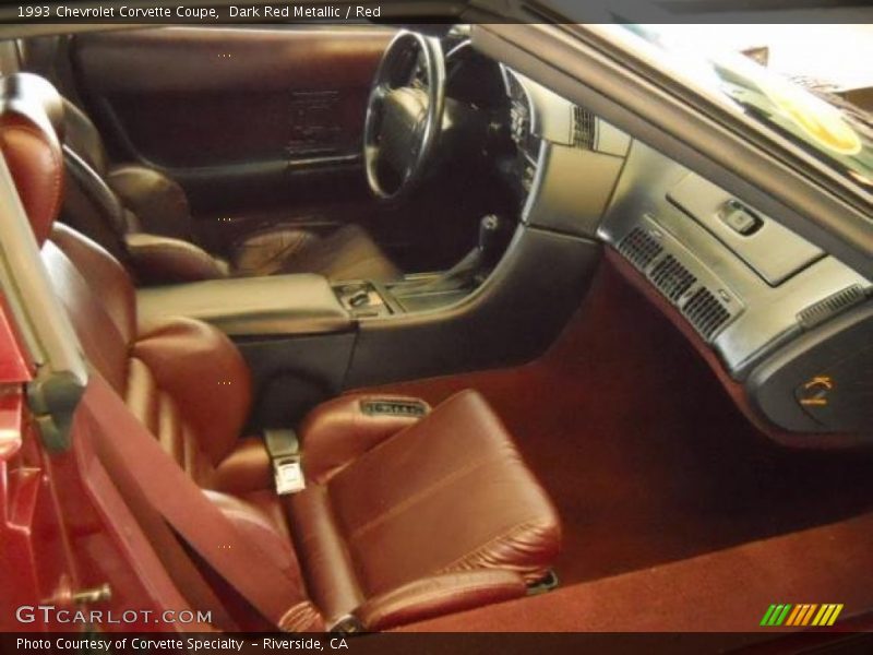  1993 Corvette Coupe Red Interior