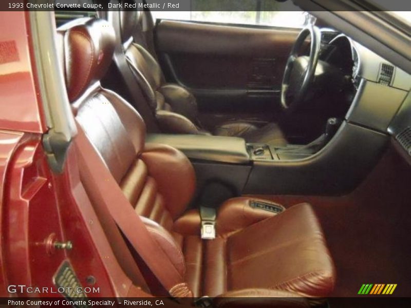 1993 Corvette Coupe Red Interior