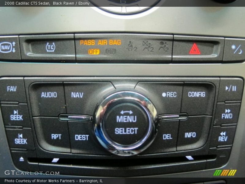 Black Raven / Ebony 2008 Cadillac CTS Sedan