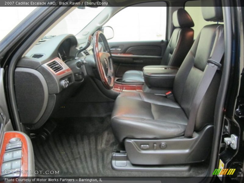 Black Raven / Ebony/Ebony 2007 Cadillac Escalade AWD