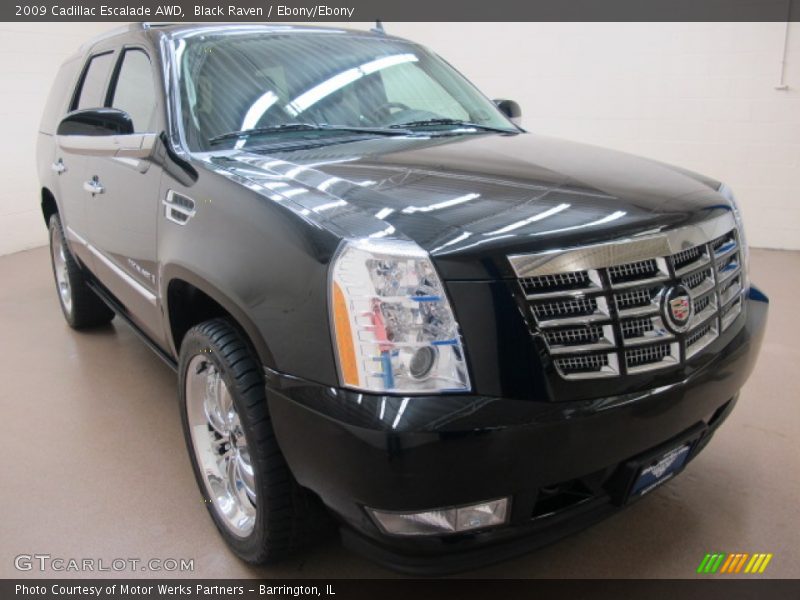 Black Raven / Ebony/Ebony 2009 Cadillac Escalade AWD