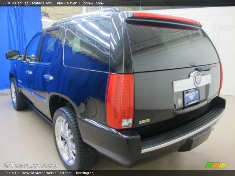 Black Raven / Ebony/Ebony 2009 Cadillac Escalade AWD