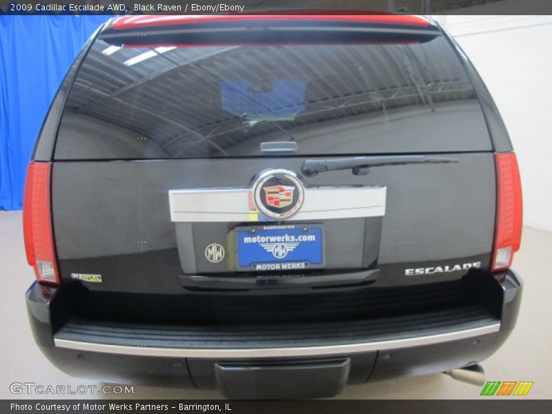 Black Raven / Ebony/Ebony 2009 Cadillac Escalade AWD