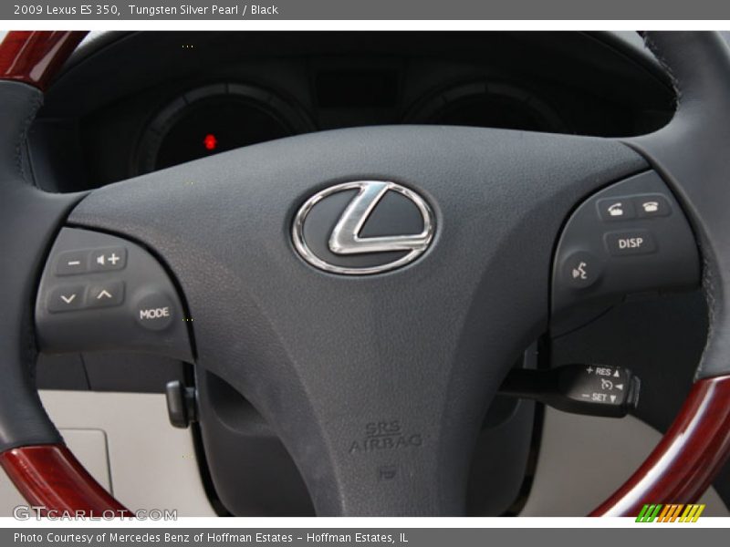 Tungsten Silver Pearl / Black 2009 Lexus ES 350