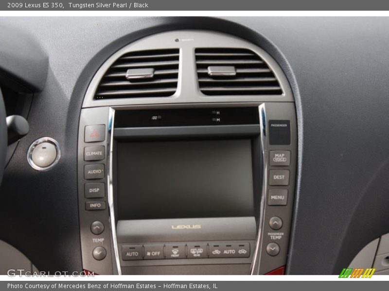 Tungsten Silver Pearl / Black 2009 Lexus ES 350