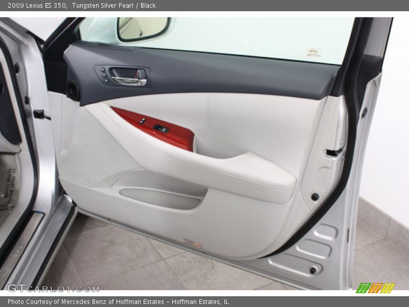 Tungsten Silver Pearl / Black 2009 Lexus ES 350