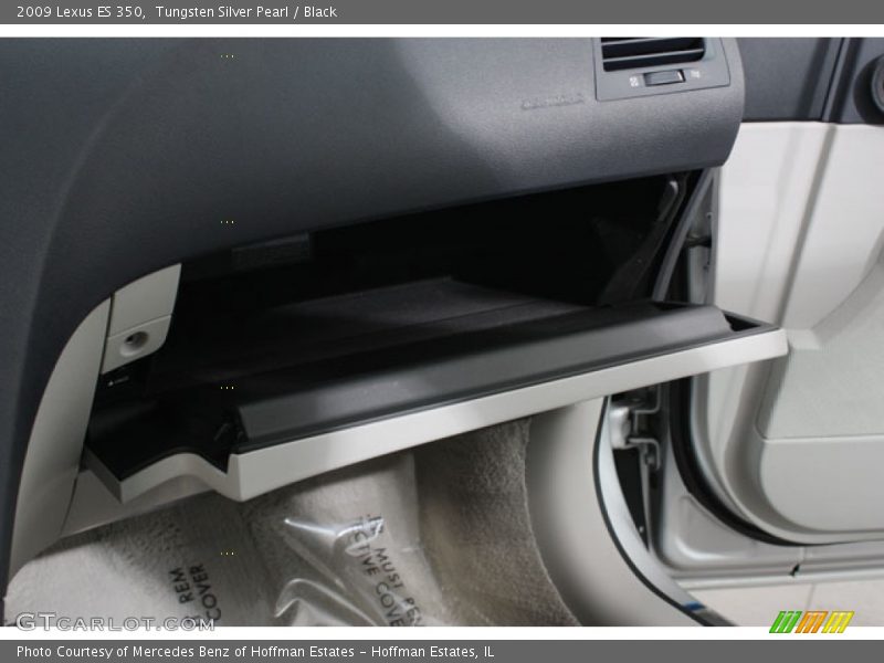 Tungsten Silver Pearl / Black 2009 Lexus ES 350