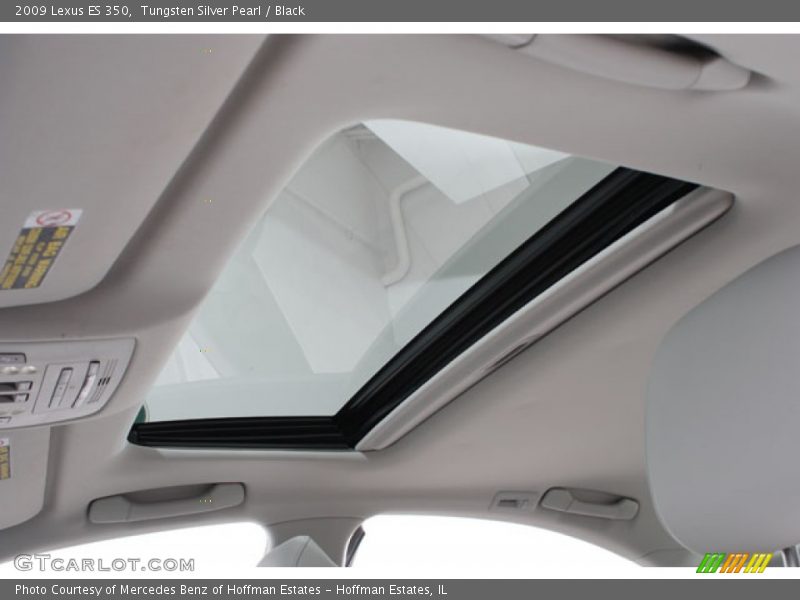 Tungsten Silver Pearl / Black 2009 Lexus ES 350