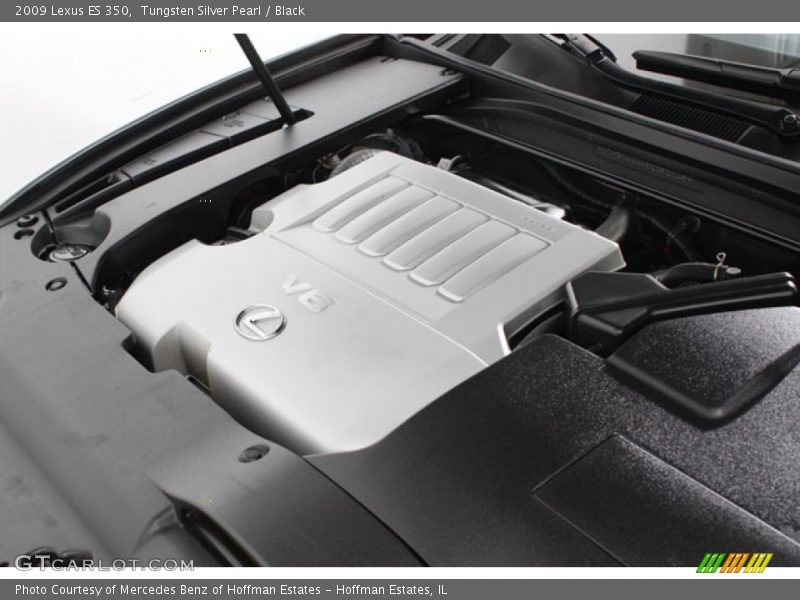 Tungsten Silver Pearl / Black 2009 Lexus ES 350