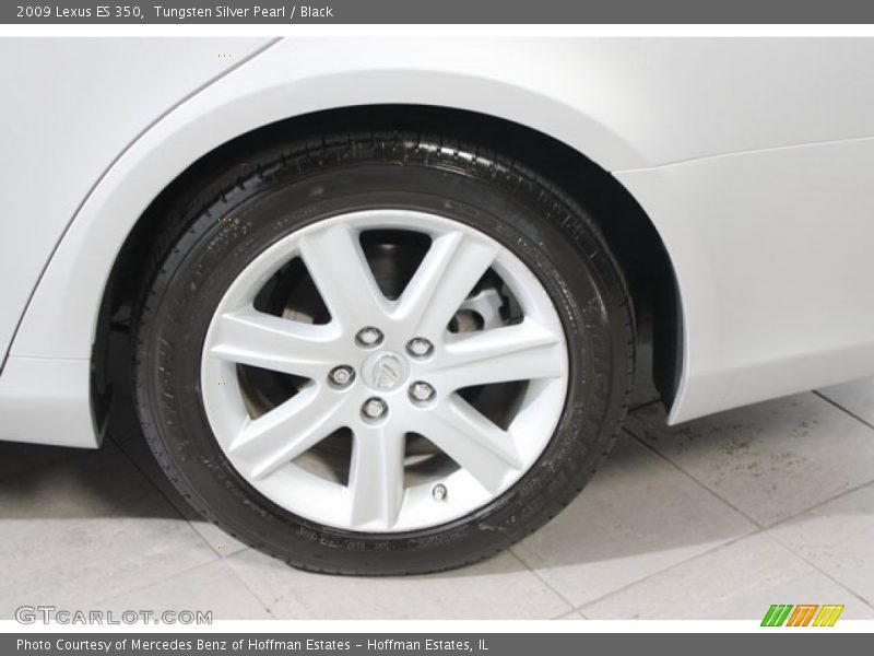 Tungsten Silver Pearl / Black 2009 Lexus ES 350