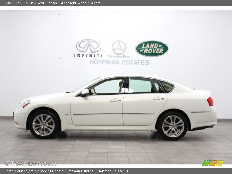 Moonlight White / Wheat 2008 Infiniti M 35x AWD Sedan