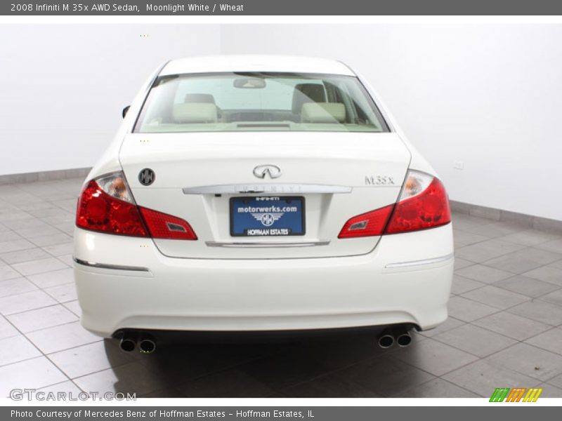 Moonlight White / Wheat 2008 Infiniti M 35x AWD Sedan