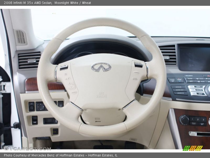 Moonlight White / Wheat 2008 Infiniti M 35x AWD Sedan