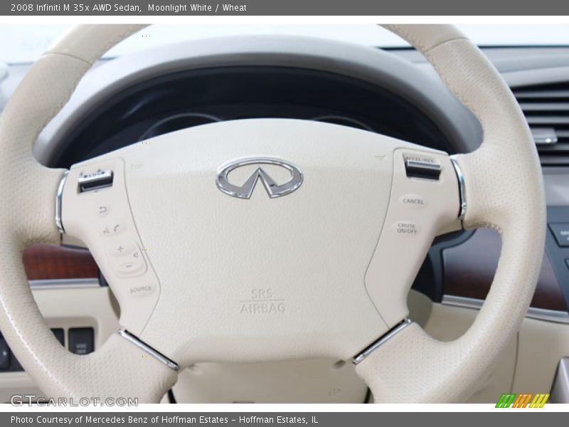 Moonlight White / Wheat 2008 Infiniti M 35x AWD Sedan