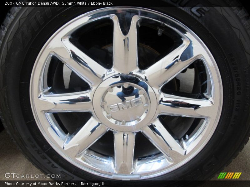 Summit White / Ebony Black 2007 GMC Yukon Denali AWD
