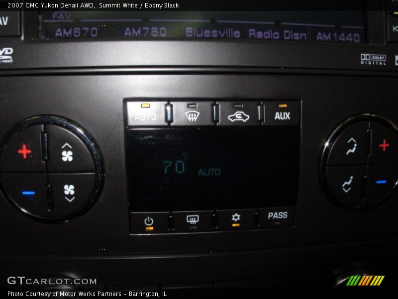Summit White / Ebony Black 2007 GMC Yukon Denali AWD