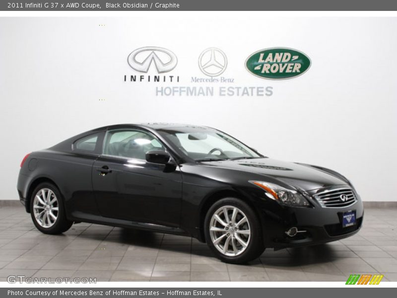 Black Obsidian / Graphite 2011 Infiniti G 37 x AWD Coupe