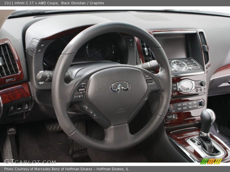 Black Obsidian / Graphite 2011 Infiniti G 37 x AWD Coupe