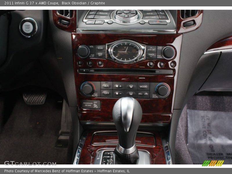 Black Obsidian / Graphite 2011 Infiniti G 37 x AWD Coupe
