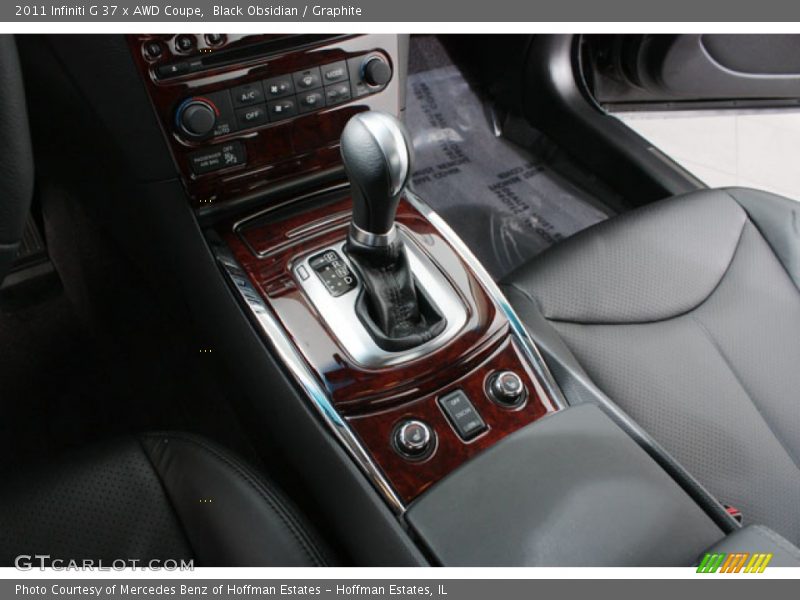 Black Obsidian / Graphite 2011 Infiniti G 37 x AWD Coupe
