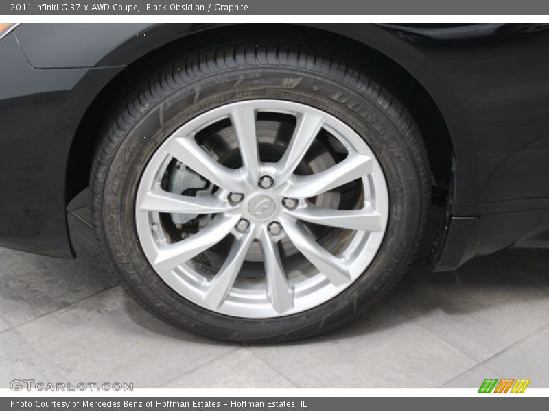 Black Obsidian / Graphite 2011 Infiniti G 37 x AWD Coupe