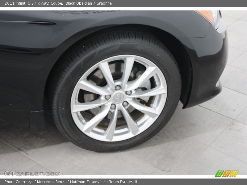 Black Obsidian / Graphite 2011 Infiniti G 37 x AWD Coupe
