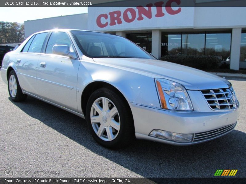 Radiant Silver / Shale/Cocoa 2010 Cadillac DTS