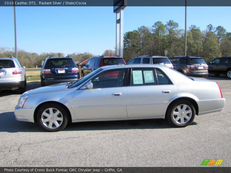 Radiant Silver / Shale/Cocoa 2010 Cadillac DTS