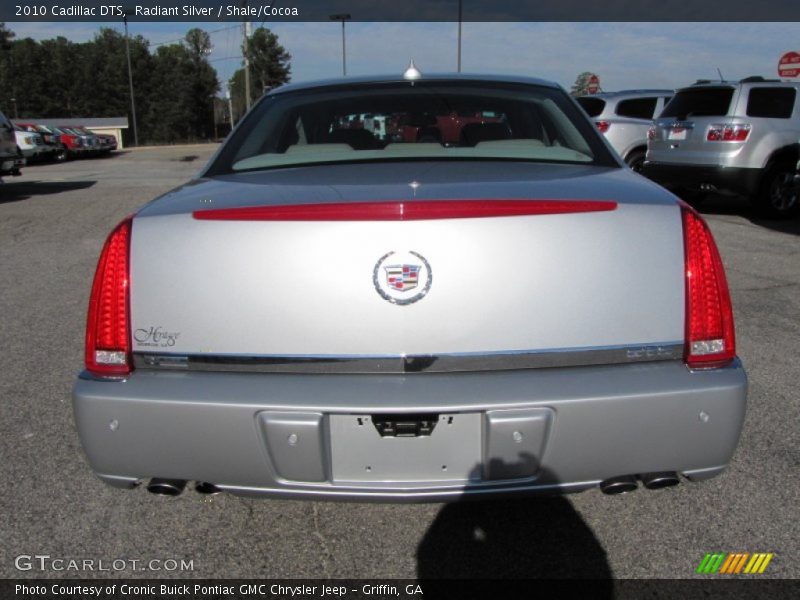 Radiant Silver / Shale/Cocoa 2010 Cadillac DTS