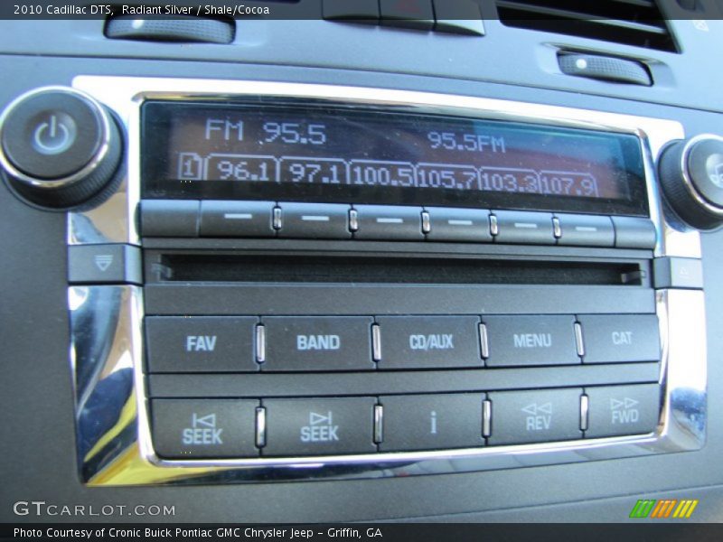 Radiant Silver / Shale/Cocoa 2010 Cadillac DTS