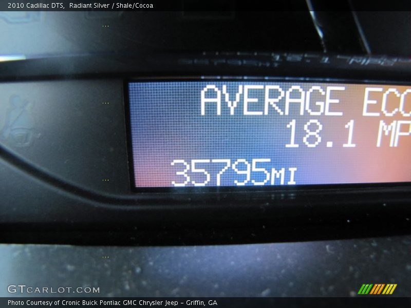 Radiant Silver / Shale/Cocoa 2010 Cadillac DTS