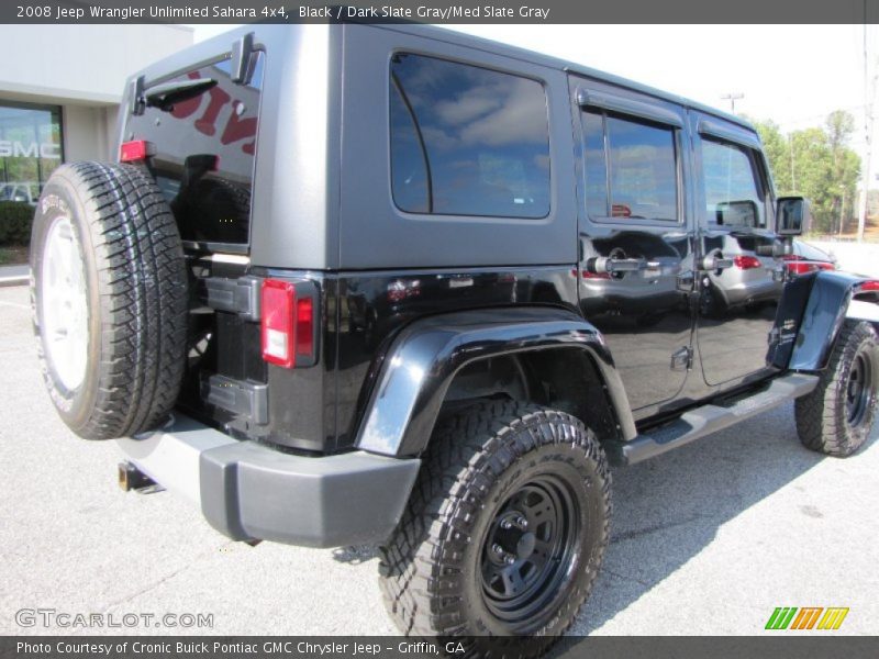 Black / Dark Slate Gray/Med Slate Gray 2008 Jeep Wrangler Unlimited Sahara 4x4