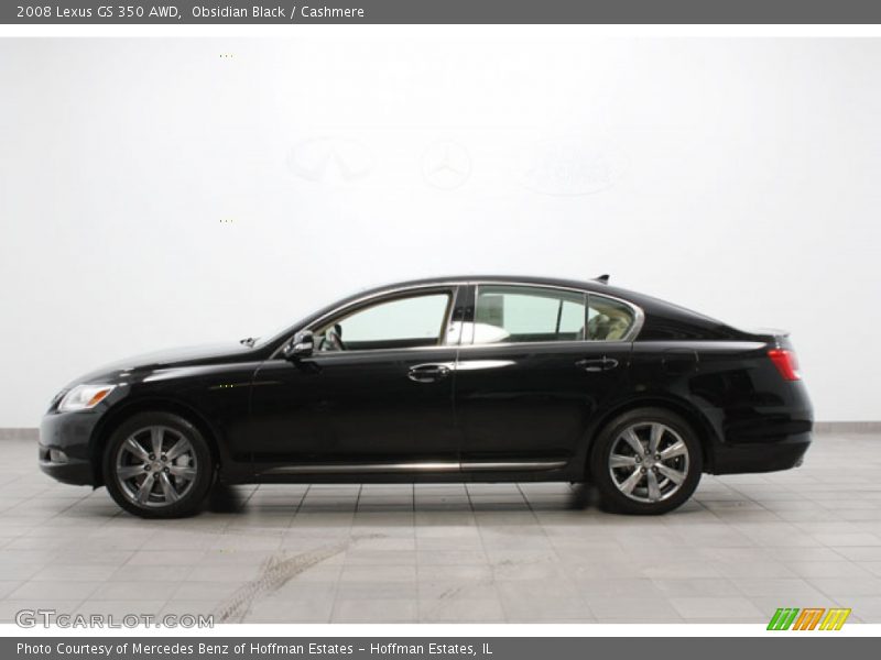 Obsidian Black / Cashmere 2008 Lexus GS 350 AWD