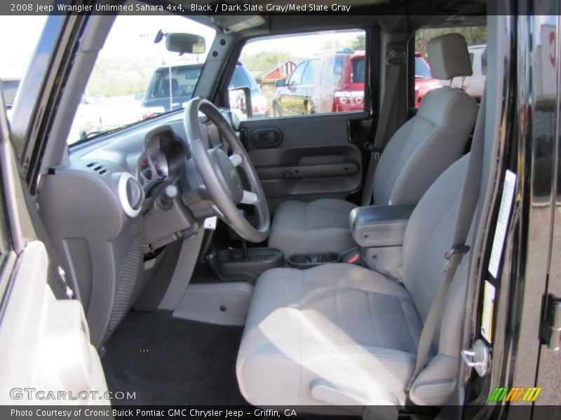 Black / Dark Slate Gray/Med Slate Gray 2008 Jeep Wrangler Unlimited Sahara 4x4